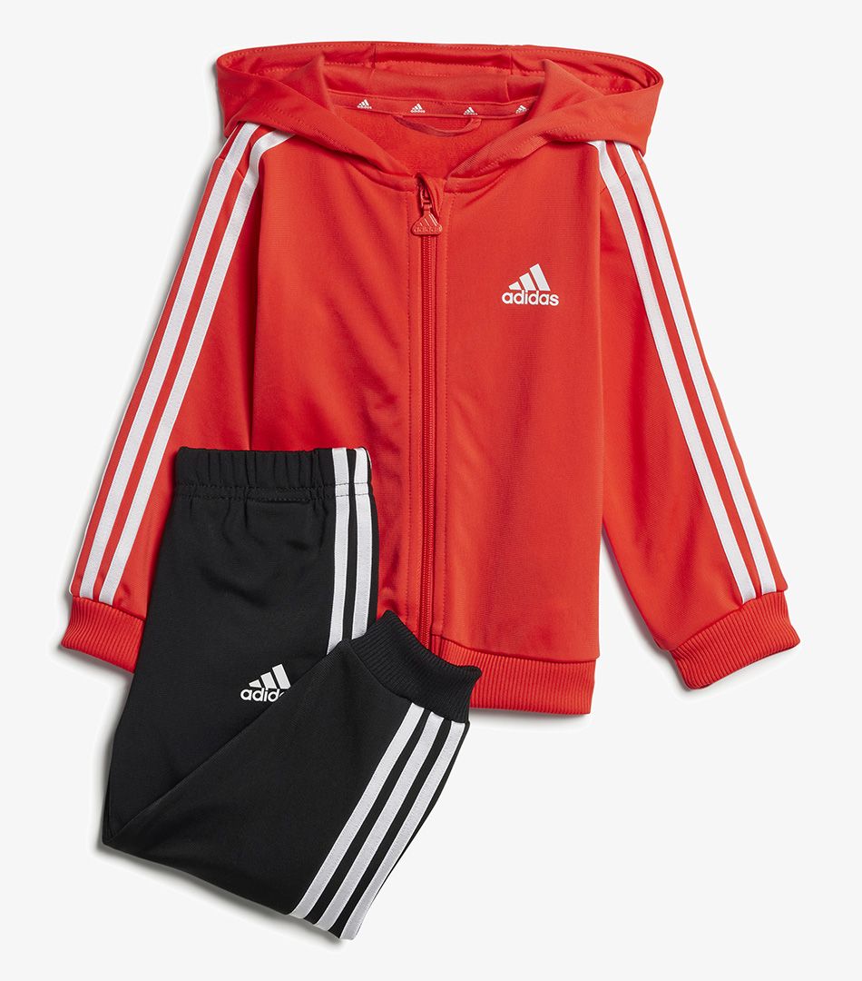 Adidas Essentials Shiny Hooded Track Suit
