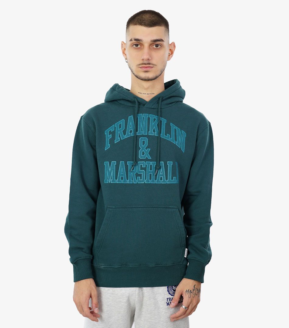 Franklin & Marshall Arch Letter Logo Hoodie