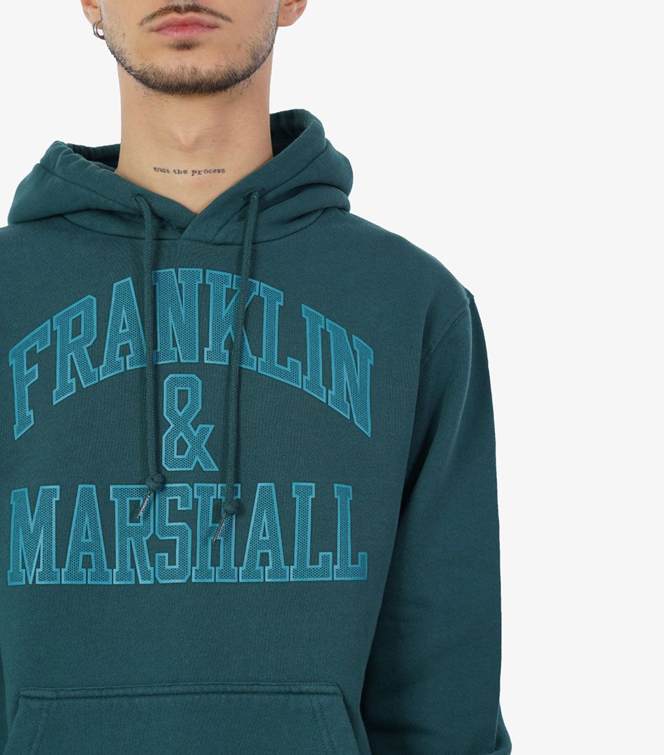 Franklin & Marshall Arch Letter Logo Hoodie