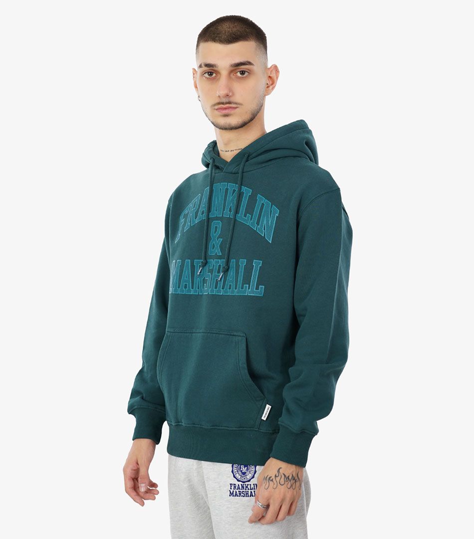 Franklin & Marshall Arch Letter Logo Hoodie