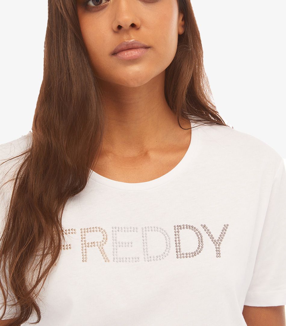 Freddy Metal Stud Maxi Logo T-Shirt